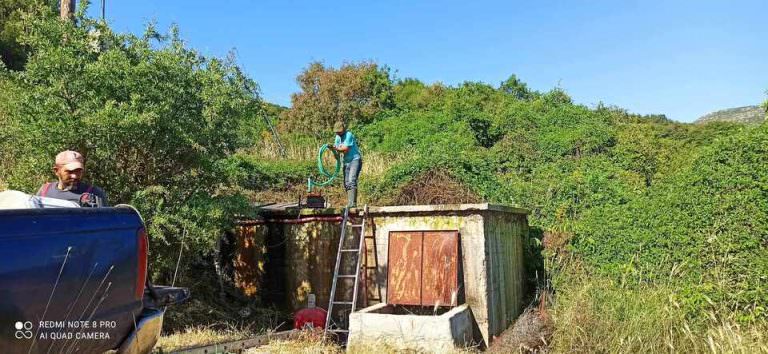 Πραγματοποιήθηκε ο Καθαρισμός και Έλεγχος των δεξαμενών ύδρευσης της κοινότητας Μικρού Ποντιά Καλαβρύτων