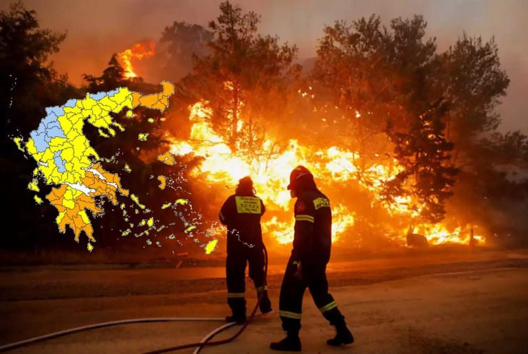 Παραμένει πολύ υψηλός κίνδυνος πυρκαγιάς σε Αχαΐα και Ηλεία την Παρασκευή 19 Ιουλίου 2024