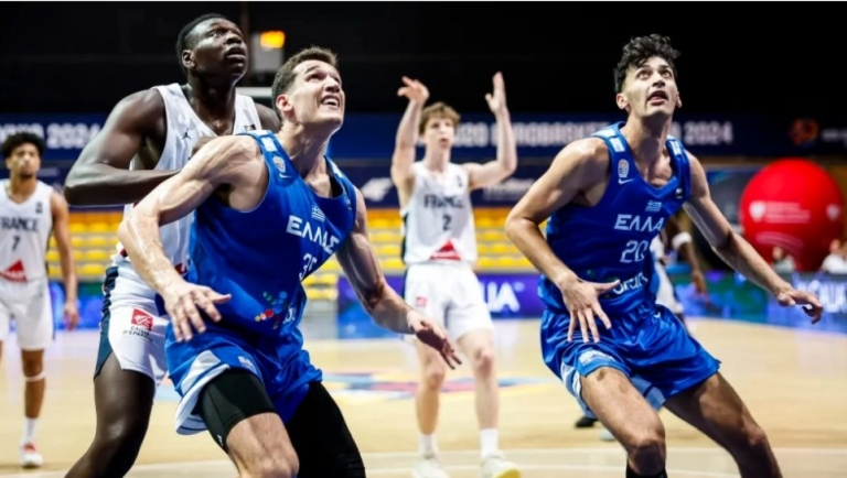 EuroBasket U20, Γαλλία – Ελλάδα 69-57: «Έσβησε» το όνειρο του τελικού, με Βέλγιο για το χάλκινο η Εθνική Νέων Ανδρών