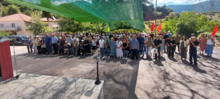 Πραγματοποιήθηκε η εκδήλωση τιμής και μνήμης για τους ηρωικούς μαχητές των ΕΑΜ – ΕΛΑΣ – ΕΠΟΝ και ΔΣΕ στα Σουδενά Καλαβρύτων